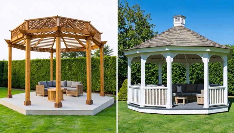 What's the Difference between Pergola vs. Gazebo - Treeier