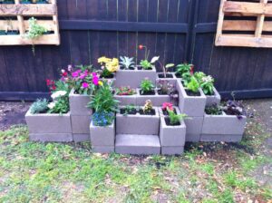Cinder Block Garden Bed